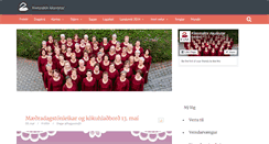 Desktop Screenshot of kvak.is