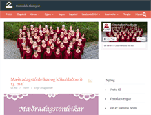 Tablet Screenshot of kvak.is